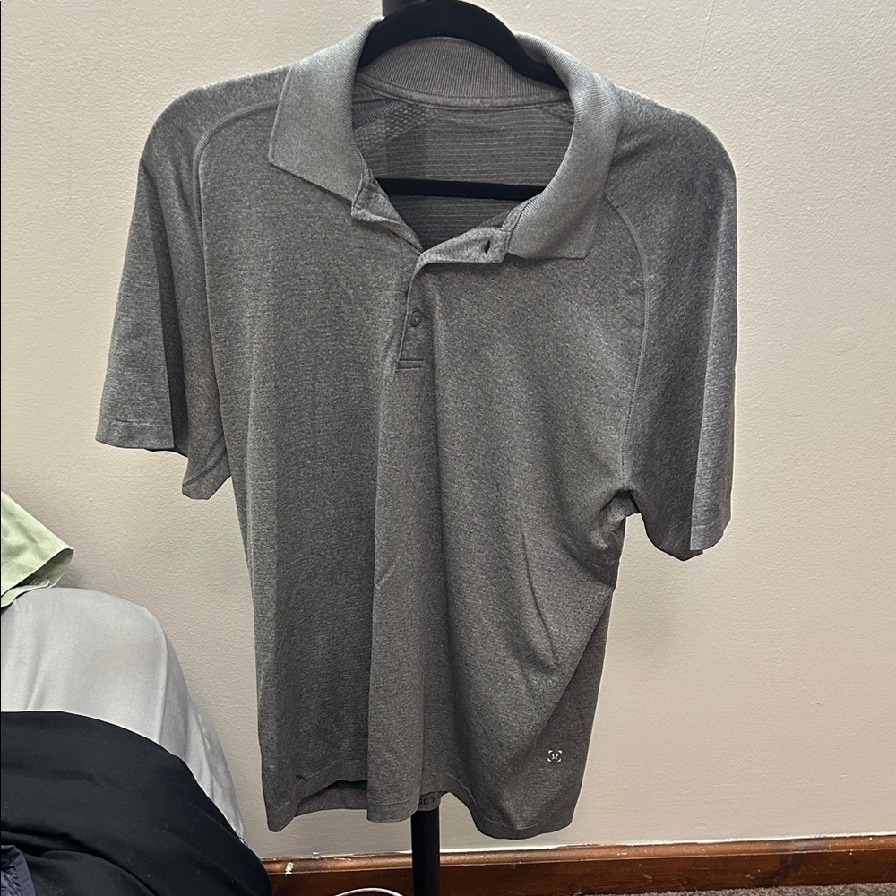 Men's Gray Polo Shirt